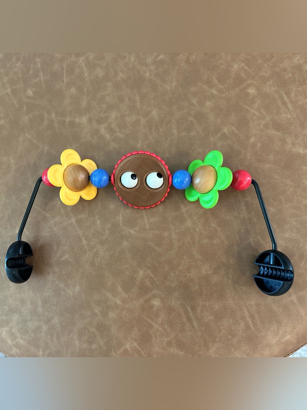 Baby bjorn bouncer toy bar googly eyes